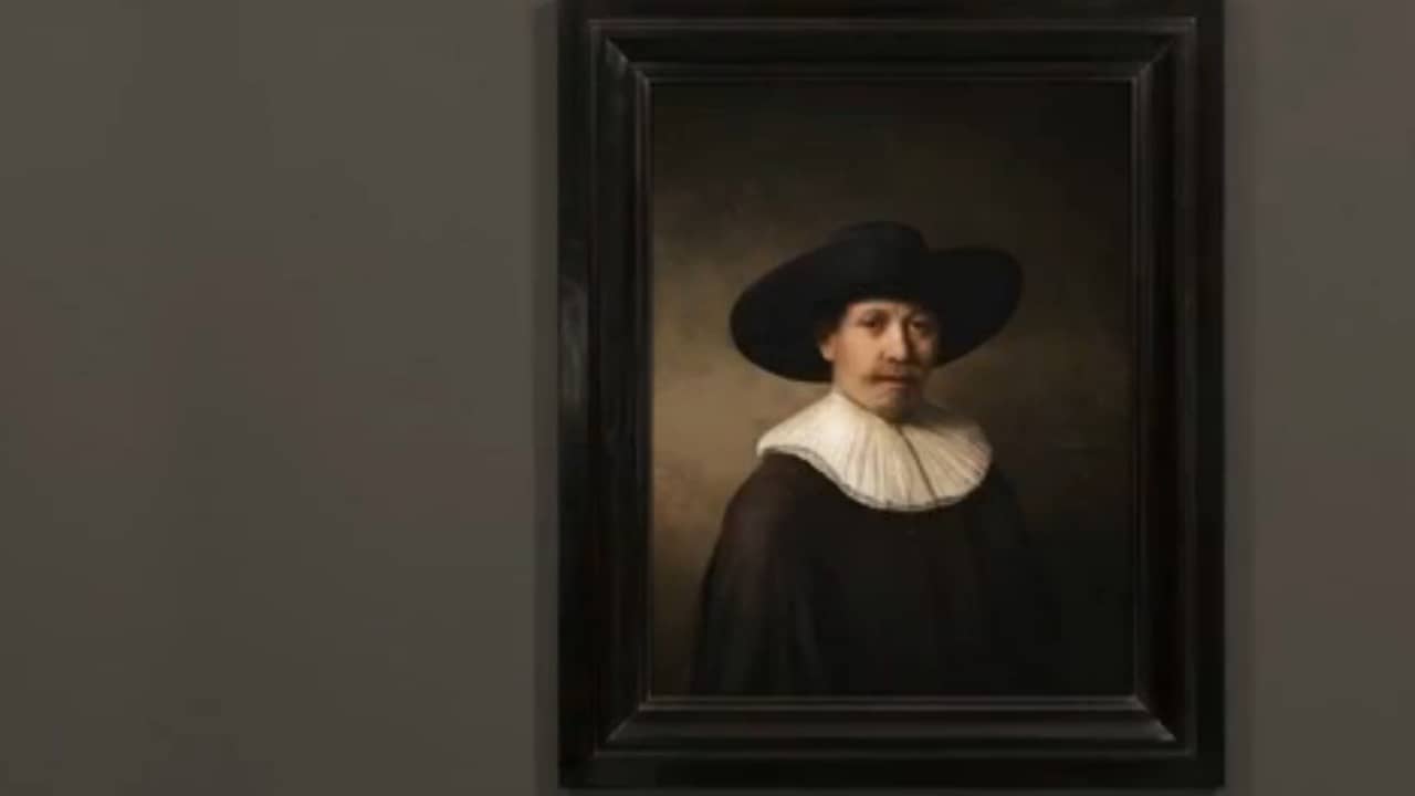 Beeld uit video: 'Nieuwe Rembrandt' gemaakt op basis van algoritmes