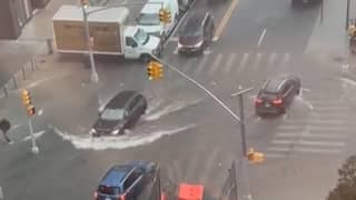 Zware regen zorgt voor noodtoestand in New York