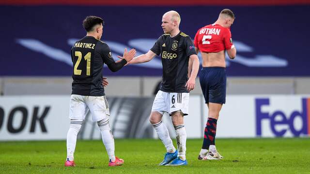 Sven Botman druipt af na de 1-2-nederlaag tegen Ajax.