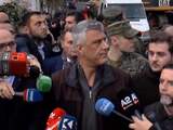 Naschok onderbreekt Kosovaarse president bij bezoek in Albanië