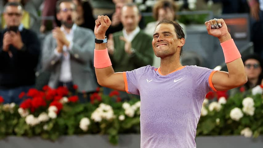 Nadal wint nu wel van De Minaur en komt op stoom voor Roland Garros