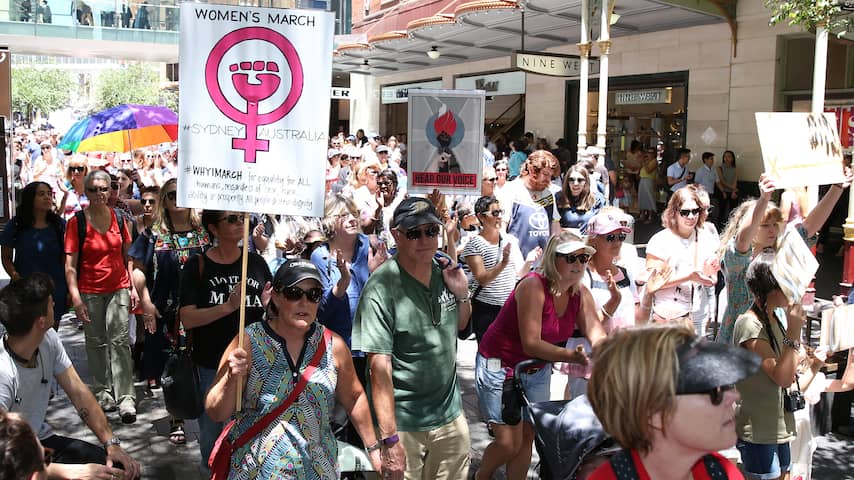 Woman's March in Sydney