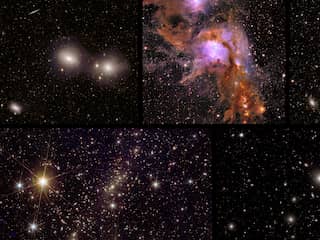 Prachtige nieuwe kleurenfoto's van ruimtetelescoop Euclid
