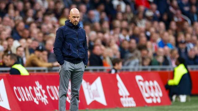 Ajax-trainer Erik ten Hag zei niet van beledigende teksten te houden.