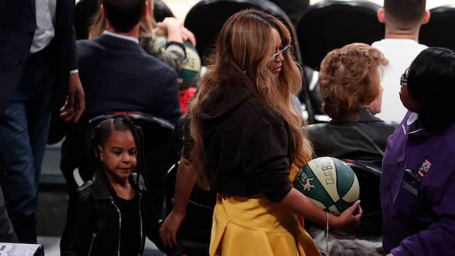 Onder anderen Beyoncé bezocht de wedstrijd in Los Angeles