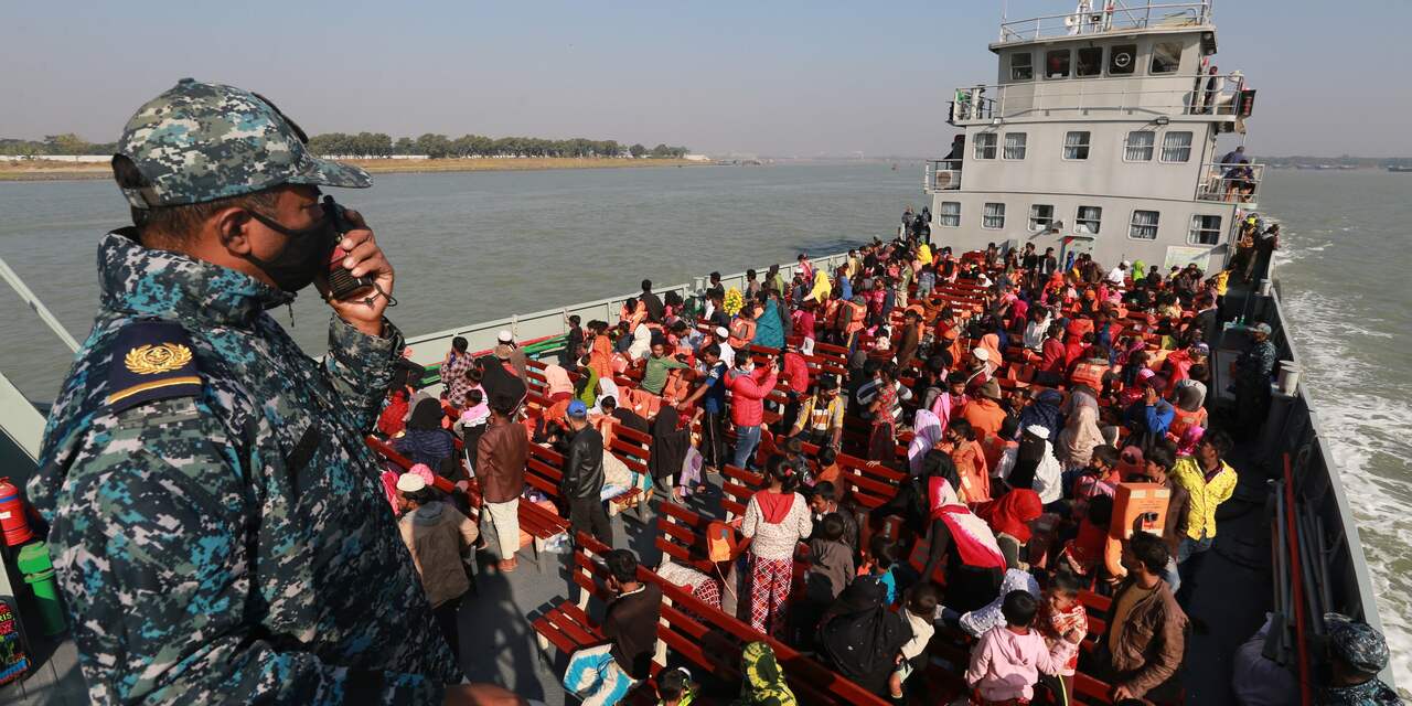 Bangladesh verplaatst opnieuw Rohingya's naar afgelegen eiland