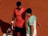 Djokovic respecteert 'ongelooflijke' Alcaraz enorm voor doorspelen na kramp