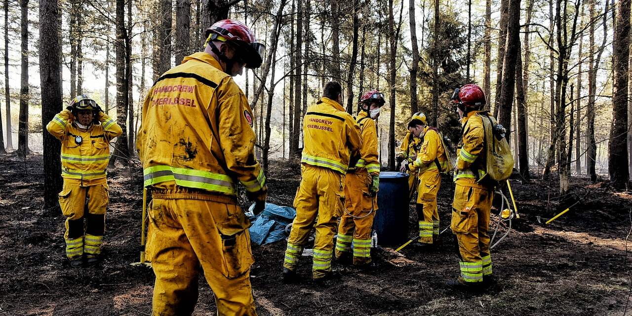 Natuurbrand in Deurnese Peel onder controle, nablussen duurt weken