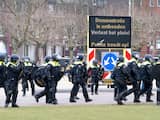 Politie grijpt weer in bij coronabetoging op Museumplein in Amsterdam