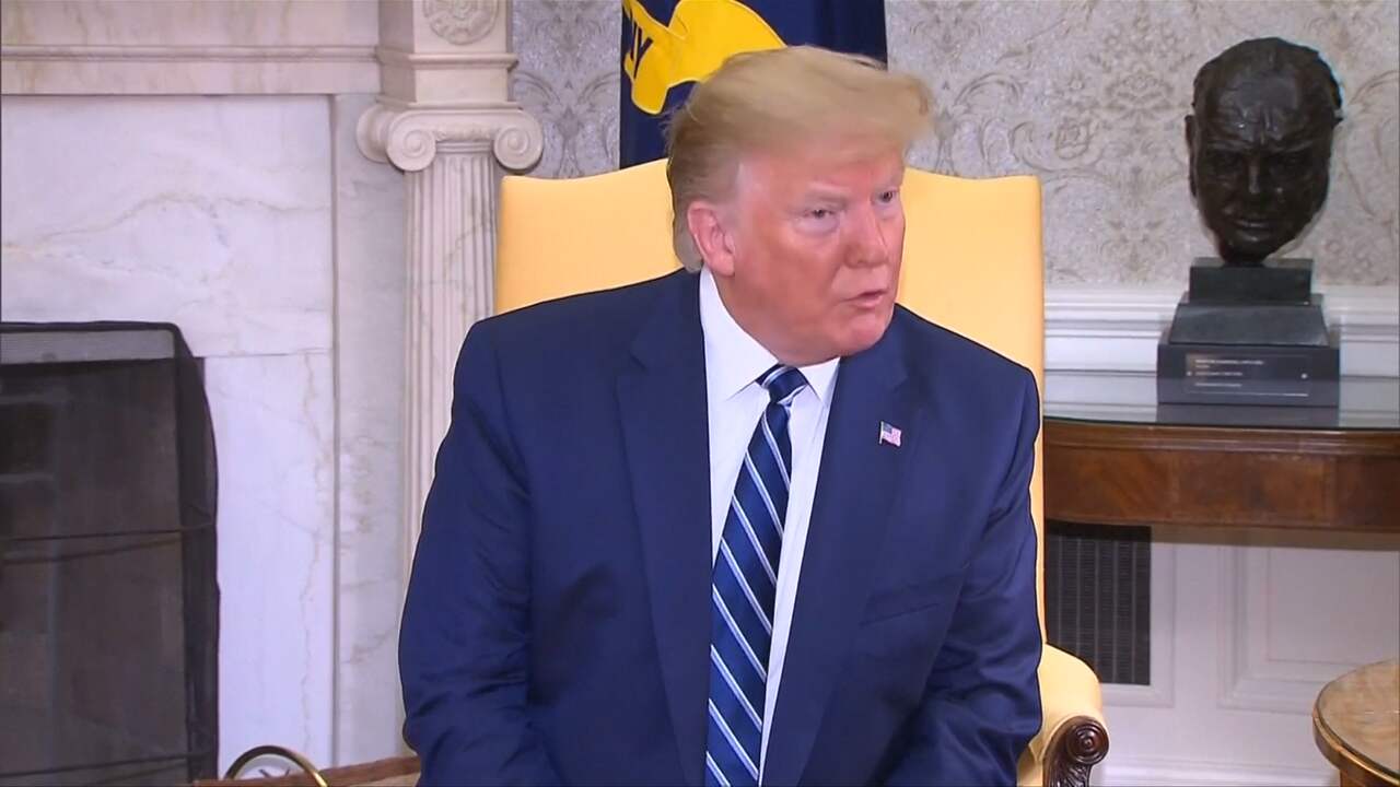 Trump noemt neerschieten van drone door Iran 'grote fout'
