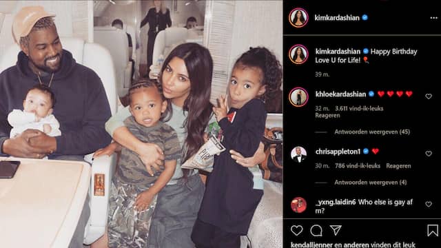 De foto en het bericht dat Kim Kardashian dinsdag op Instagram heeft geplaatst.