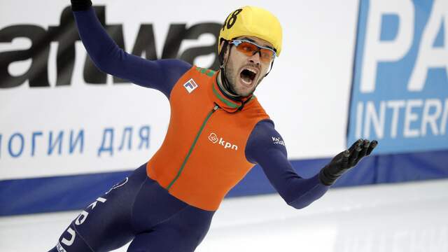 Sjinkie Knegt werd in 2015 wereldkampioen in Moskou.