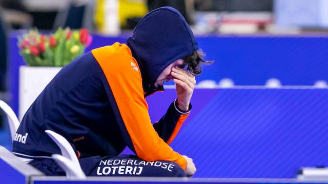 Patrick Roest barst in tranen uit nadat hij opnieuw naast een mondiale afstandstitel grijpt.