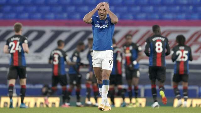 Everton kreeg in de slotfase de 1-1 om de oren tegen Crystal Palace.