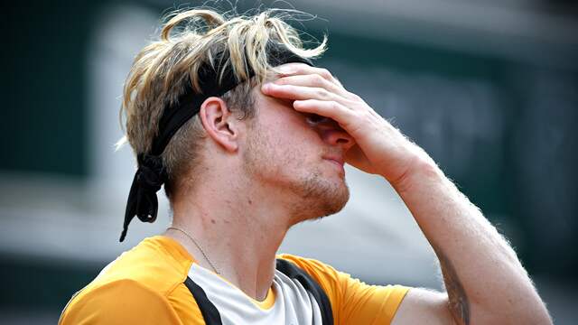 Alejandro Davidovich Fokina maakte geen schijn van kans tegen Alexander Zverev en pakte slechts zes games.