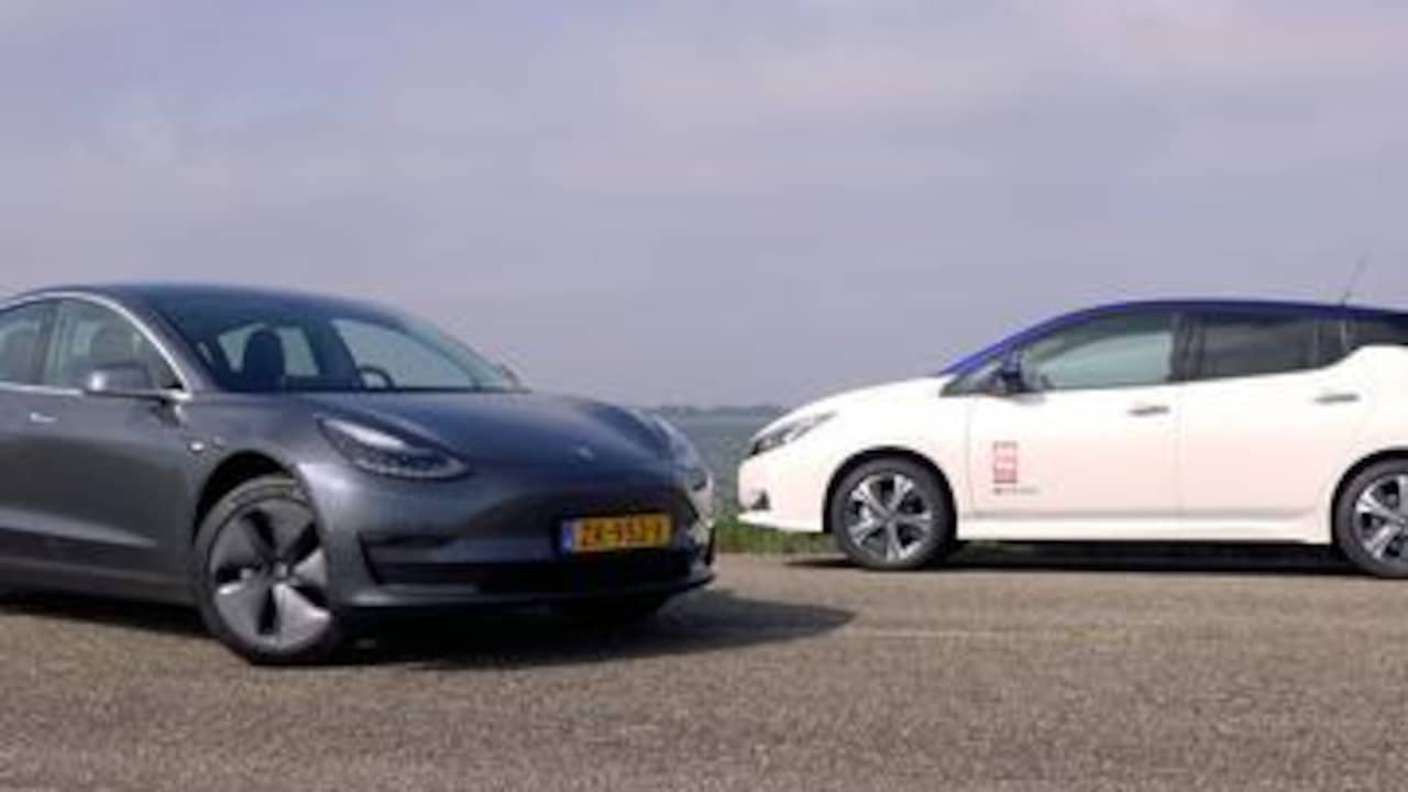 Clan baseren omvang First double test: Nissan Leaf E + against the Tesla Model 3 - Teller Report