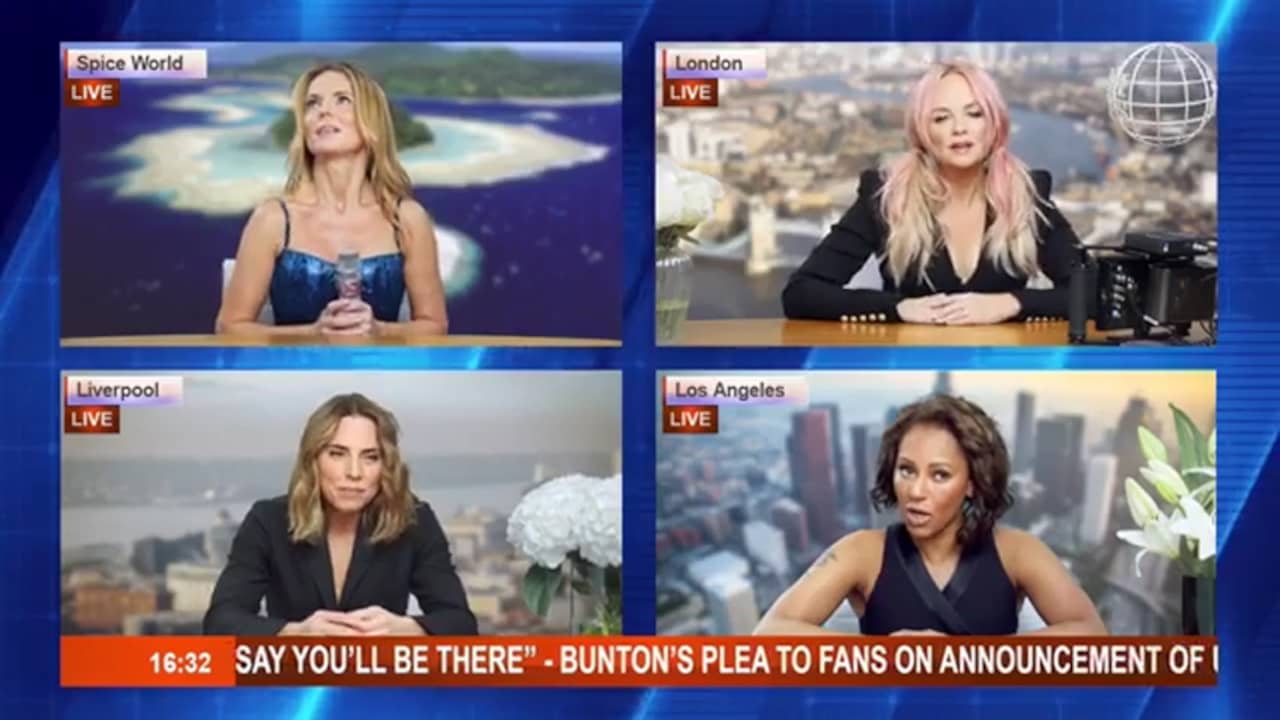 Beeld uit video: Spice Girls kondigen reünietournee aan zonder Victoria Beckham
