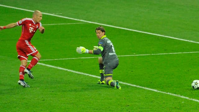 Arjen Robben besliste de Champions League-finale van 2013 namens Bayern München tegen Borussia Dortmund.