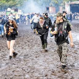 Duits metalfestival Wacken laat geen bezoekers meer toe vanwege regenval