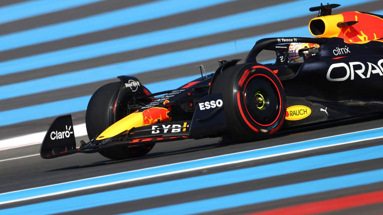 Verstappen loin derrière Ferraris dans la deuxième formation France |  formule 1