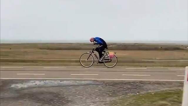 NK tegenwindfietsen afgelast door storm Ciara
