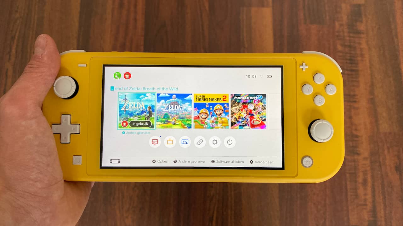 does breath of the wild work on switch lite