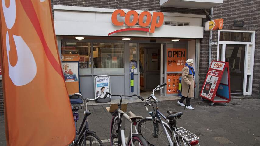 Coop-supermarkt verdwijnt steeds verder uit het straatbeeld