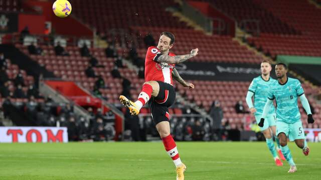 Danny Ings maakte het enige doelpunt van de wedstrijd.