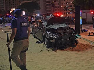 Dode en gewonden nadat auto inrijdt op strandgangers Rio de Janeiro