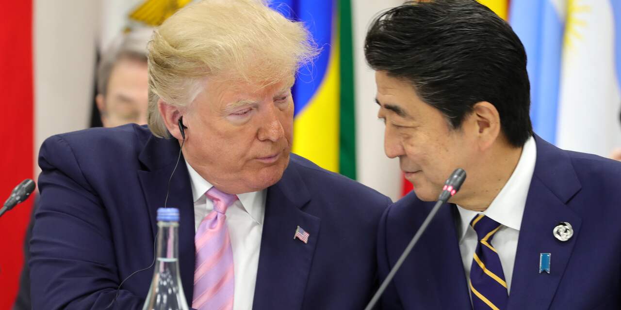 Trump en Abe bevestigen handelsakkoord tussen Japan en VS