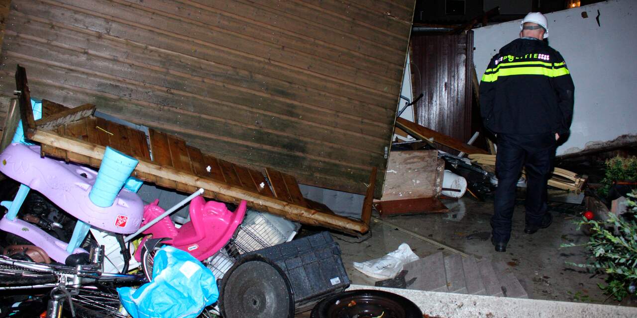 Tornado veroorzaakt schade in Barendrecht, ook elders in het land problemen