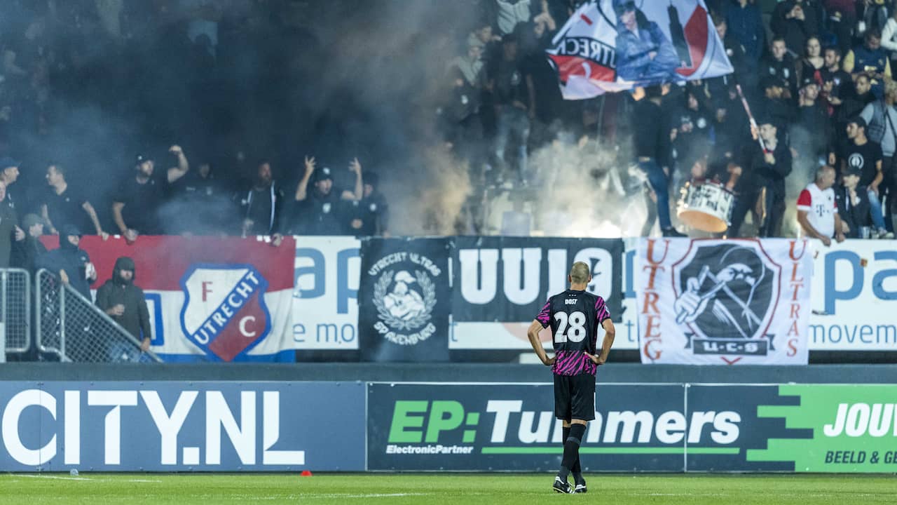 FC Utrecht fans also did poorly in last Friday's trip to Fortuna Sittard.