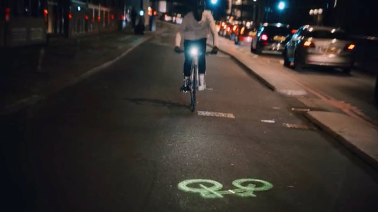 bike light projects bike lane