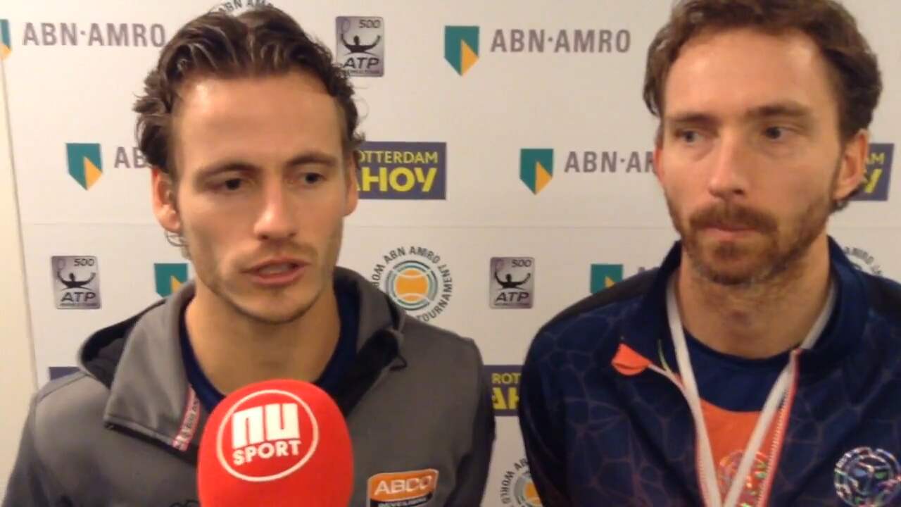 Beeld uit video: Koolhof en Middelkoop balen van gemiste kansen in finale ABN Amro-toernooi