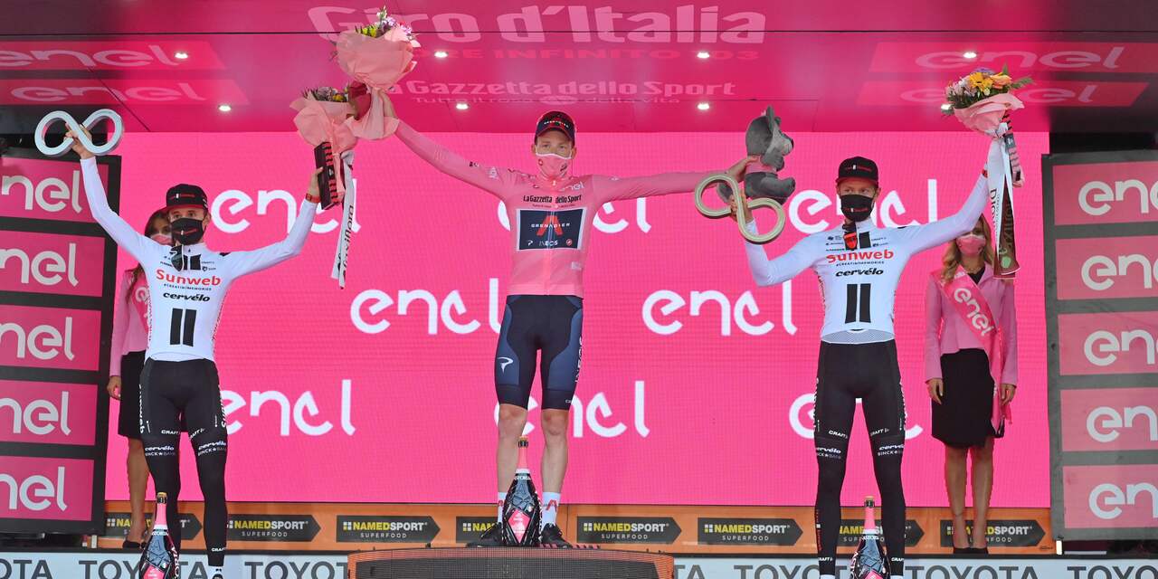 Bekijk de eindklassementen van de Giro d'Italia