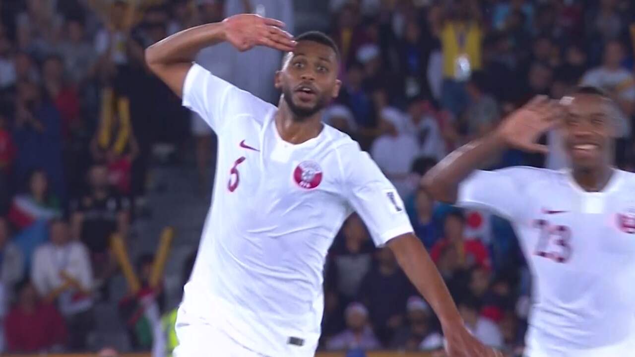 Beeld uit video: Qatar winnaar Azië Cup dankzij fraaie treffers tegen Japan