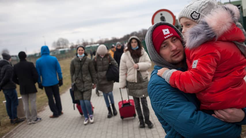 Oekraïense vluchtelingen in Polen