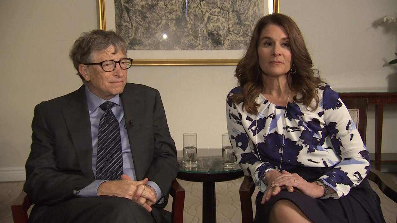 Beeld uit video: Deze miljarden moeten Bill en Melinda Gates verdelen door scheiding
