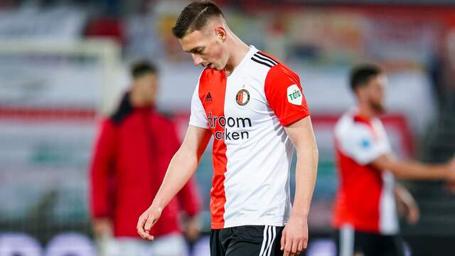 Róbert Bozeník speelde een ongelukkige wedstrijd tegen Fortuna Sittard.