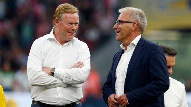 Eric Gudde zag Ronald Koeman vertrekken naar FC Barcelona.