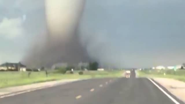 Grote tornado raast door Amerikaanse staat Wyoming