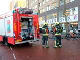 Brandweer in actie voor gaslucht in kabelshop aan Flemingstraat