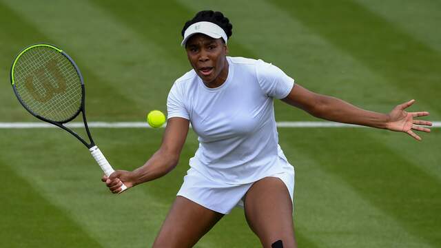 Venus Williams begon dinsdag officieel aan haar negentigste Grand Slam-toernooi.