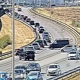 Opnieuw spookrijders op A2 bij Utrecht door afgesloten Leidsche Rijntunnel
