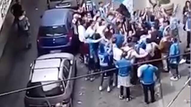 'Clash' tussen fans Napoli en Juventus wordt groot feest