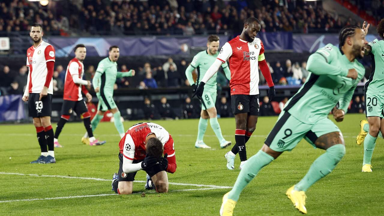 Feyenoord éliminé de la Ligue des Champions après sa défaite contre l’Atlético Madrid |  Le foot