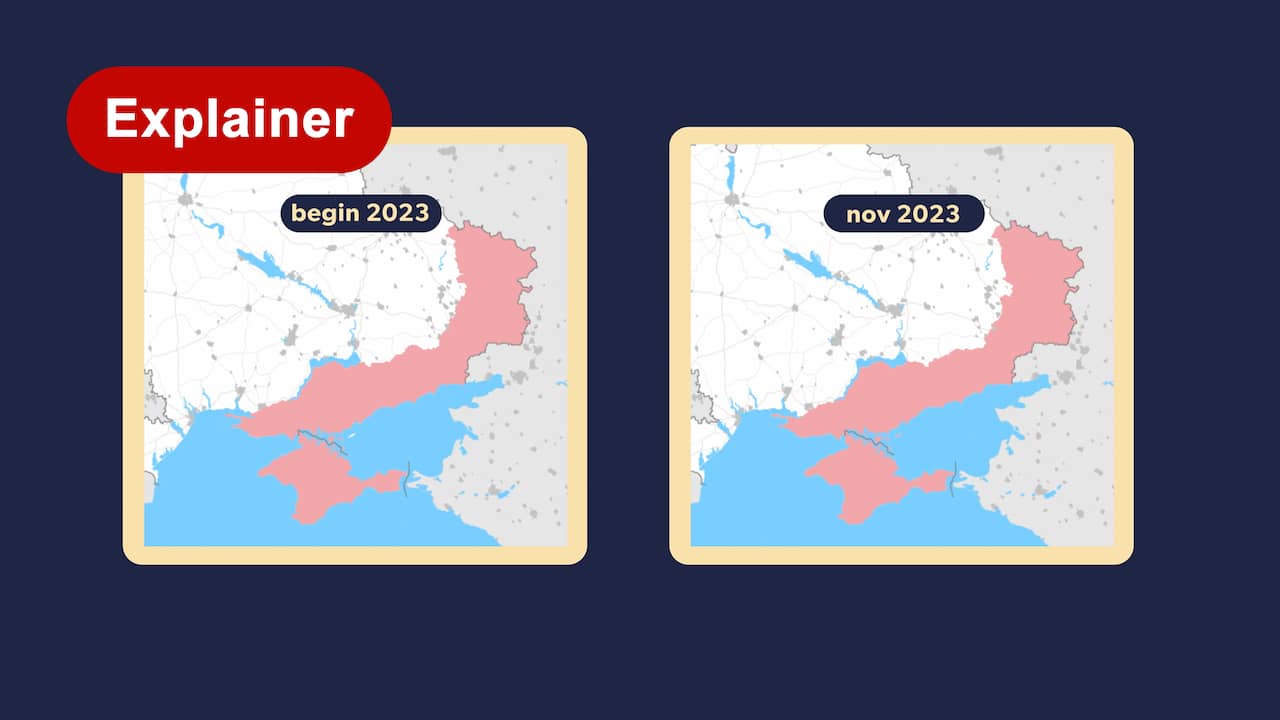 Beeld uit video: Zit de oorlog in Oekraïne nu wel of niet in een impasse?