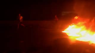 Onrust in Libië houdt aan: betogers blokkeren wegen en stichten brand