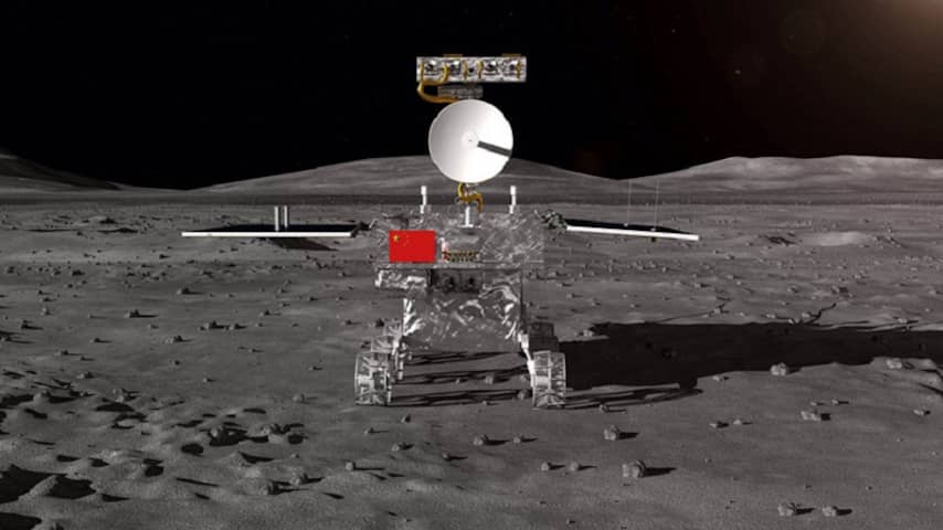 China onderzoekt de donkere kant van de maan met sonde