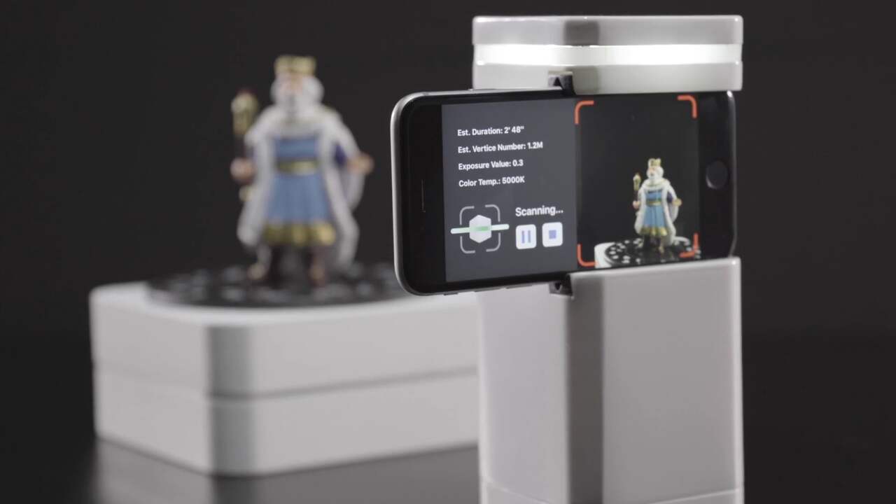 Beeld uit video: Canadese start-up introduceert 3D-scanner voor smartphones